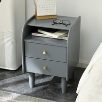 Aibiju bedside table solid wood Nordic bedroom bedside cabinet home bedside small locker simple modern narrow cabinet
