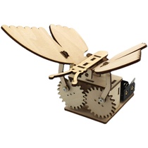 Painted mechanical butterfly 1 Number of elementary school students Diy handmade assembly teaching aids Technology small making model Material bag children