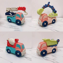 Childrens disassembly and assembly engineering car educational toy screw nut crane dump truck tool disassembly assembly hands-on ability