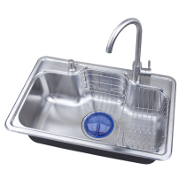 Kitchen 304 stainless steel sink Single slot package Large Number of pool Home washing dishes Dish Washing trough Large single trough