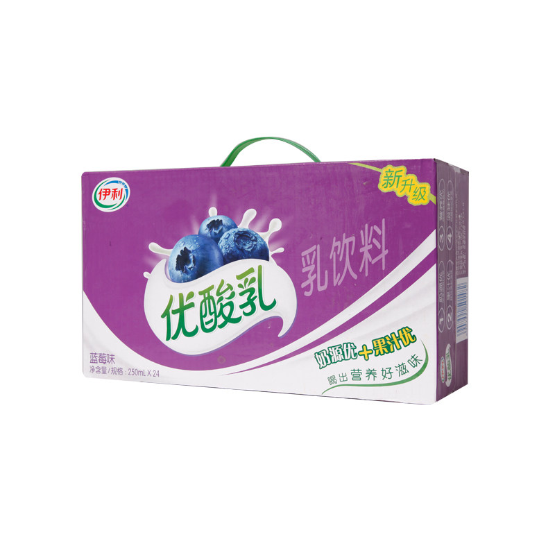 伊利优酸乳 蓝莓味250 24全网比价