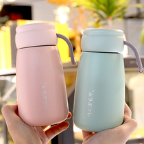 Cup female cute girl thermos cup belly water cup female cute girl student Net red portable simple Japanese Department