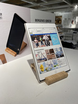 IKEA creative solid wood black walnut mobile phone holder ipad tablet holder desktop simple lazy universal mobile phone holder