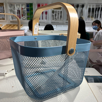 IKEA kitchen bathroom storage basket rishato basket wrought storage basket fruit vegetable storage basket