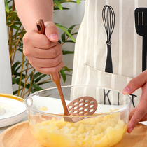 Kitchen household mashed potatoes stainless steel baby food supplement mashed potato puree artifact