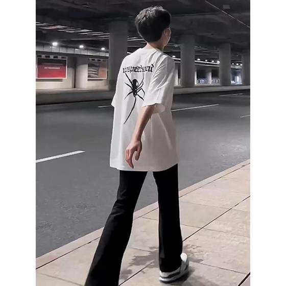 American high street black jeans men's summer slim straight-flare pants trendy brand cleanfit slim pants
American high street black jeans men's summer slim straight-flare pants trendy brand cleanfit slim pants