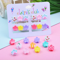 Childrens small grab clip Mengmeng cute princess plate hairclip headdress hairclip baby mini claw small bangs clip