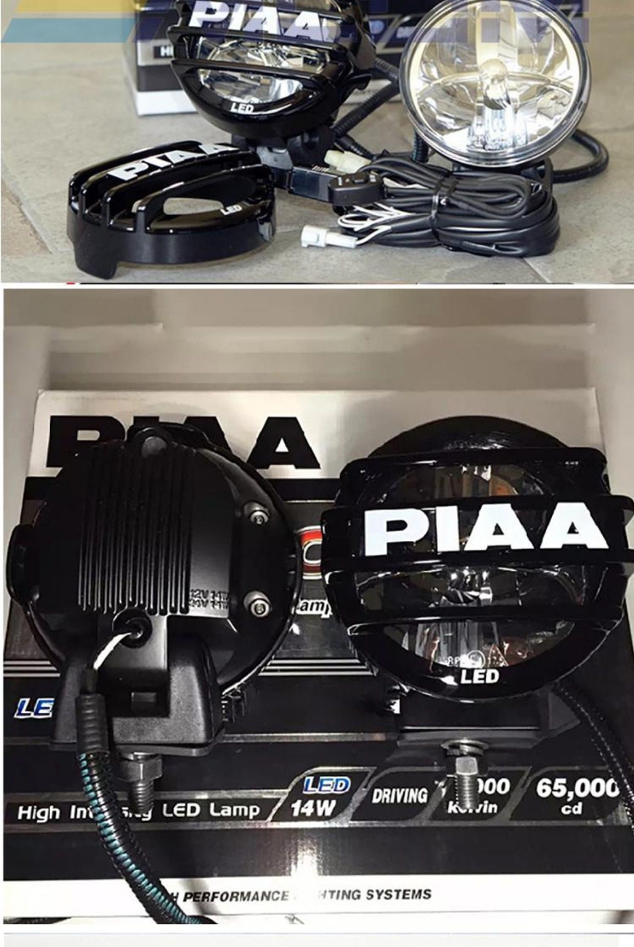 piaa中网灯mustang专用前杠辅助灯汽车led超亮日行灯_双氙车灯改装网