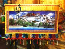 Buddhist crafts Tibetan pendants Potala Palace pendants Tibetan living room decoration Thangka can be waterproof