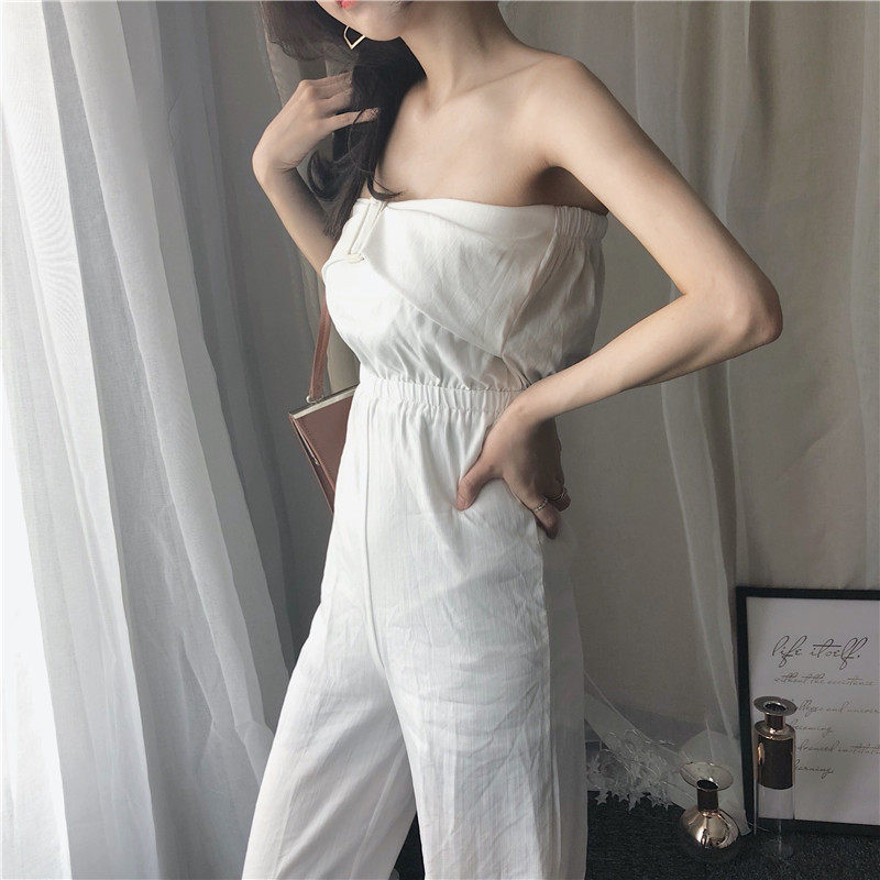 实拍 抹胸连体裤 2色入 1192#_货牛牛网