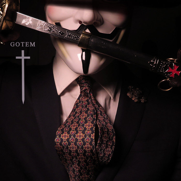 *古藤gotem*孤品法国奢侈大牌巴尔曼 古典奢华 宫廷老花 复古领带