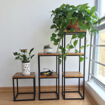 Balcony Flower Racks Iron Art Floor Type Indoor Flowers Several Bonsai Shelf Living-room Shelves Multi Layers Shelf Modern Brief