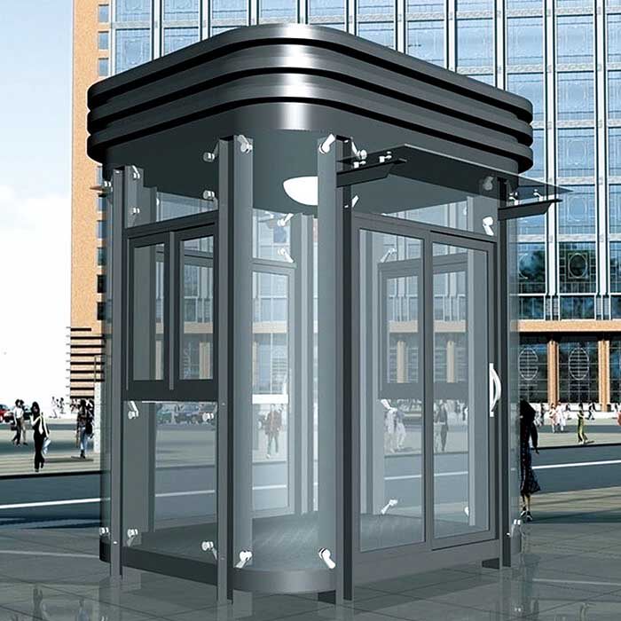 空调岗亭 高档豪华钢结构岗亭 物业小区阳光房 大门保安休息室_7折