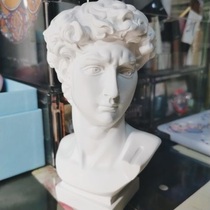 Hanfeng ins Creative David makeup brush bucket storage artifact book desktop student pen holder storage box Vase ornaments