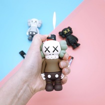 kaws doll fire machine set Sesame Street Creative cute ornaments pendant trend Trampoline Womens and womens protective cover