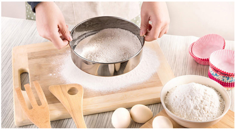 面粉筛不锈钢筛网60目细网筛手持圆形糖粉中药筛烘焙工具分样筛子