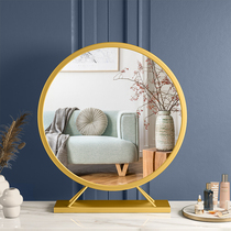 Dresser makeup mirror mirror led with light desktop desktop fill light dormitory students net red photo ins wind large size