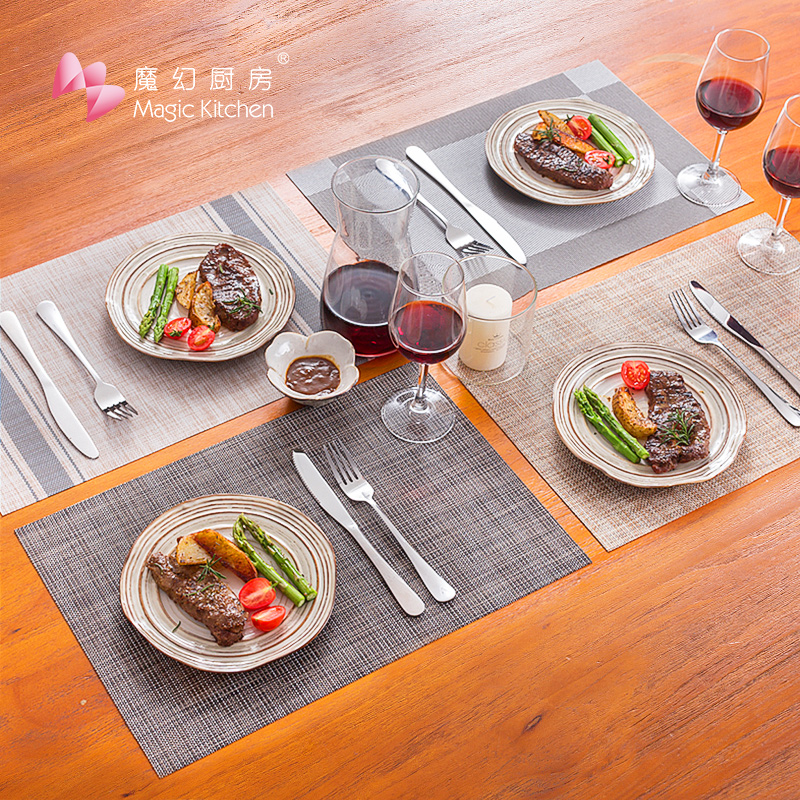 Placemat изоляции коврик стол коврики западный коврик бытовой воды и масла анти ожоги Nordic пвх ткань коврики быстро японская еда Изображение 1 Placemat изоляции коврик стол коврики западный коврик бытовой воды и масла анти ожоги Nordic пвх ткань коврики быстро японская еда Изображение 1