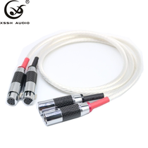 Dutch OCC Tefuron Single Crystal Silver Wire Signal Wire Audio Wire Balance Line XLR Canon Line Microphone Line