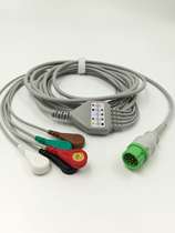 ECG Heart Rate Breathing RESP Cardio Monitor Guide Wire 12 Needle Integrated Five Guide Compatible Wuhan Soundage 7121T
