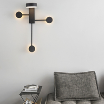 Nordic creative wall lamp 2020 new modern simple led home living room background wall aisle bedroom bedside lamp