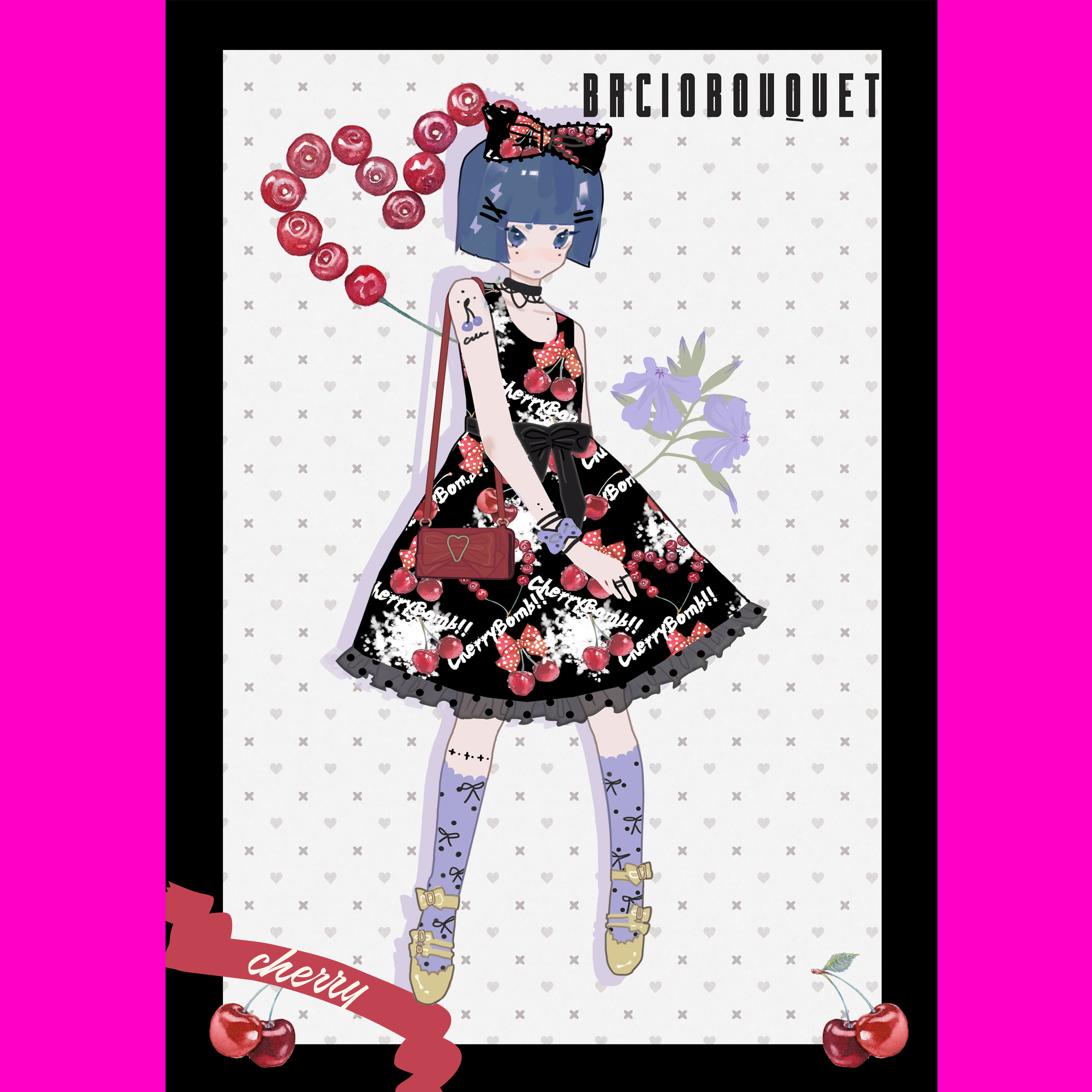 【收藏】cherrybomb樱桃炸弹 轻lolita背心裙 5.5上新