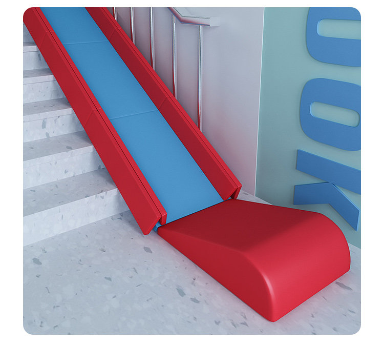 幼儿园楼梯改滑梯儿童室内家庭游乐园家用滑滑梯宝宝软包折叠滑