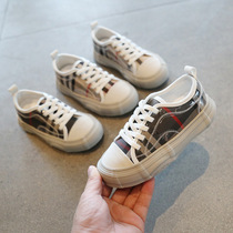 British next kiss childrens cloth shoes 2020 Autumn New Korean version of foreign style soft board shoes baby white shoes