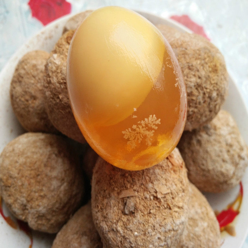 阜阳特产 变蛋 农家自制土鸡蛋皮蛋松花皮蛋腌蛋无铅溏心30枚包邮