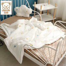 Baby Pure Cotton Quilt Spring Autumn Summer Thin ultra soft and creamy child newborn baby 4 floors 6 layers gauze bath towels