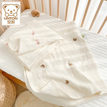 Baby Quilt Summer Thinly Spring Autumn Freshman Pure Cotton Full Cotton Six Layers Gauze Bath Towel Small Baby Towel Air Conditioning Quilt