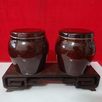Old porcelain sauce glaze red tea cans cans of wine cans in 90s old jar all the real price