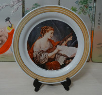 Old plate plate Cultural Revolution export customized world famous painting plate new full-product old stock real photo 26cm