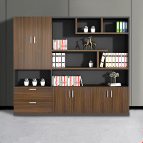 Boss Bookcase Background Cabinet Office Cabinet Containing Cabinet Close To Wall Wood Cabinet Partition Lockers Custom Fashion