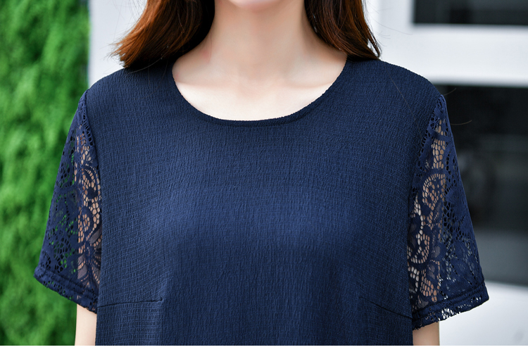 加肥加大码女装胖mm遮肚子夏装2017新款宽松