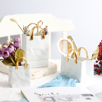 Spot France LEG FRANCE Ri Solid Porcelain Hand Bag Vase Cutlery Cutlery Cutlery GIFT GIFT