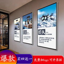 Company decoration office slogan conference room inspirational background wall workshop corridor cultural wall corporate culture hanging picture