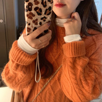 2020 autumn and winter new days with gentle wind blouses Korean version loose and lazy fall outside wearing jumpsuit headcoat women