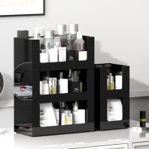 Light extravagant superimposition of acrylic cosmetic containing box home bathroom big-capacity shelf desktop mask finishing