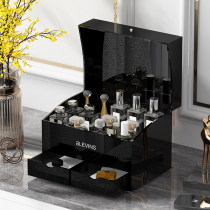 Desktop photophobic perfume containing box anti-dust acrylic mask finishing deviner large-capacity lipstick cosmetics set