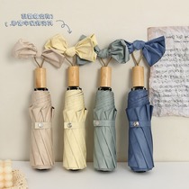 Japanese GP Retro Umbrella Folding Sunny sun umbrella sunscreen for sunscreen Anti-UV female minimalist inns