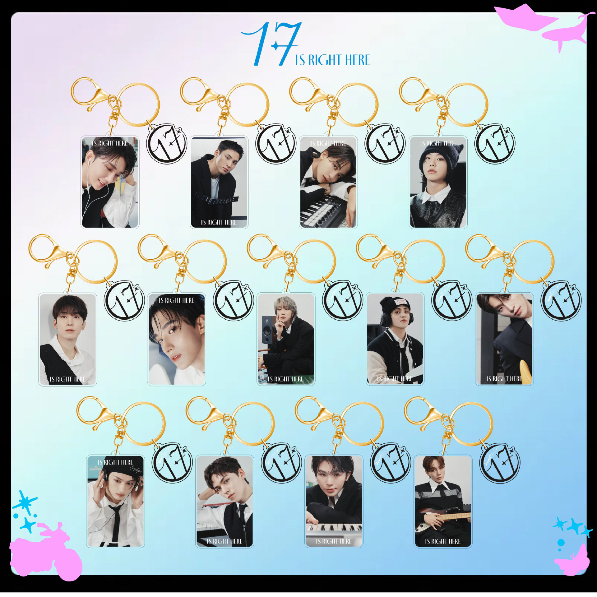 SEVENTEEN RIGHT HERE フーディー パーカー トレカ