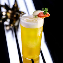 Ultrathin bottom Colin Cup long Drinking cup Straight cup HighBall cup Hi-stick Cup Cocktail Glass Sea Wave Cup glass Cup