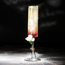 Straight champagne glass creative glass goblet special cocktail glass bar bubble Cup wine glass