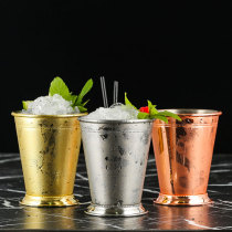 Mint Julip Cup Metal Cocktails METAL CUP CURL MOJITO Mint Julep Cup
