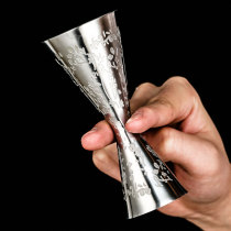 304 Stainless Steel One-piece Quantity Wineware Anti-Fall Wine Instrumental with scale Anger Ounces Instrumental Bar Volume Cups