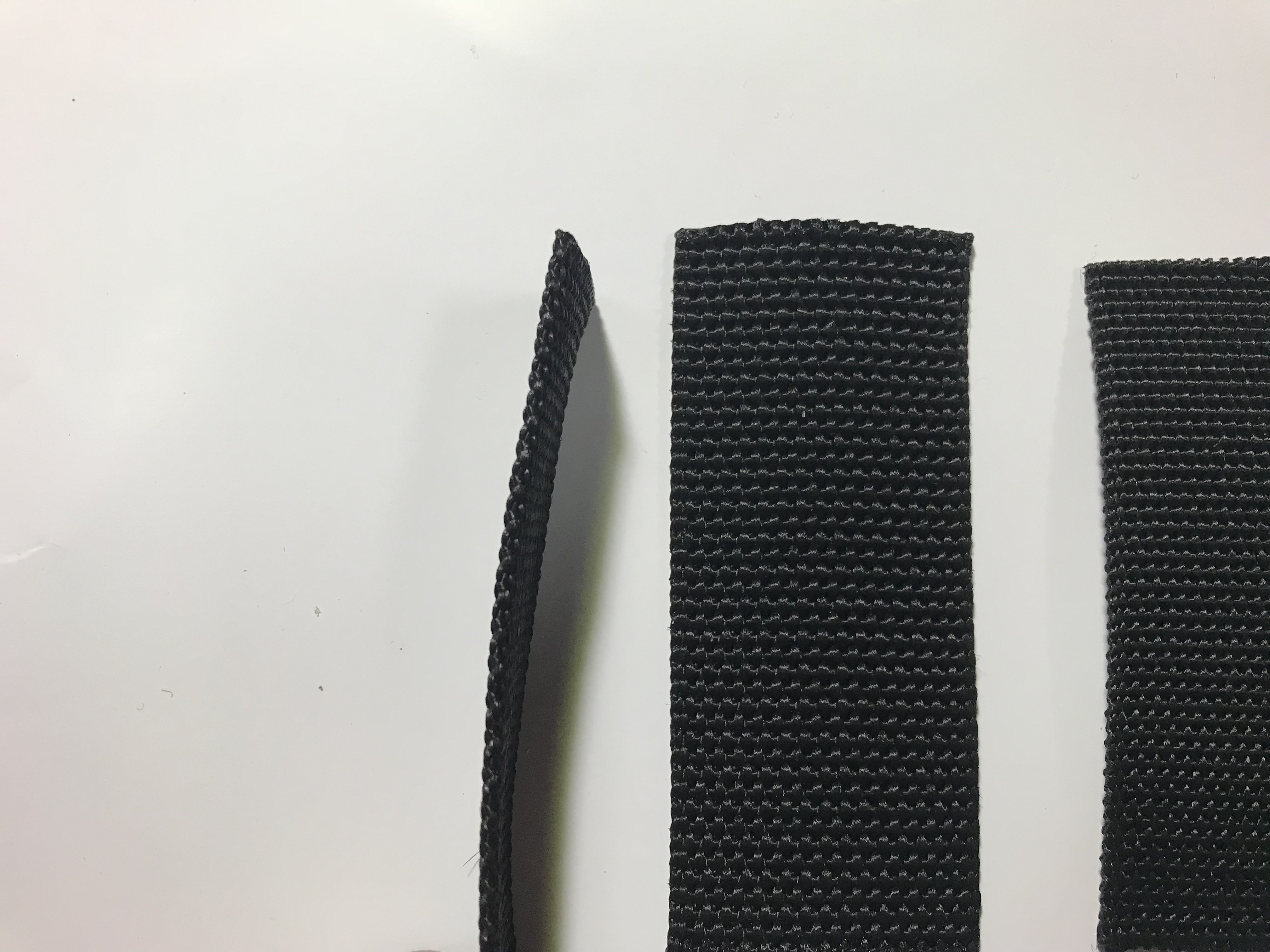 包邮黑色加厚背包带子密纹尼龙丙纶织带捆绑带2.5cm 5cm宽2.2mm厚