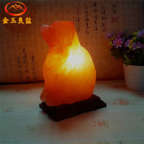 Crystal salt lamp Himalayan European decorative table lamp creative fashion bedroom warm wedding bedside night light