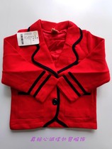 Welfare style girls suit jacket female treasure pure cotton belt lining lapel single-breasted top British style short style outer wear