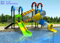 Large water slide adult slide swimming pool childrens combination slide toy hot spring hall amusement facilities